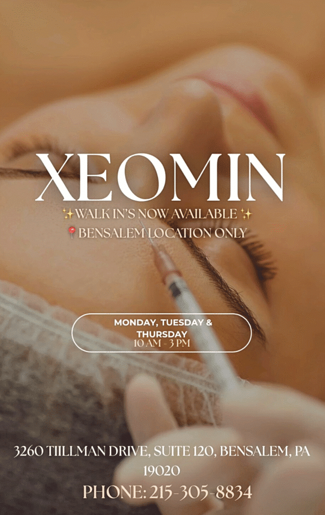 Xeomin Walkin hours 9 17 25